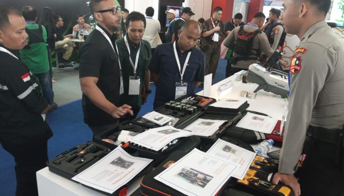 Korsabhara Baharkam Polri Pukau Pengunjung Indo Security 2026 Expo, Tampilkan Alsus Modern dan Layanan Humanis