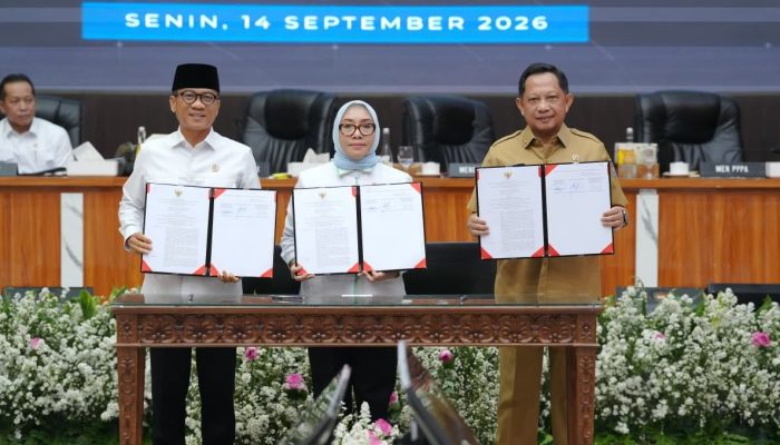 Teken SKB Ruang Bersama Indonesia, Mendagri: Perkuat Pemberdayaan Perempuan dan Perlindungan Anak di Daerah