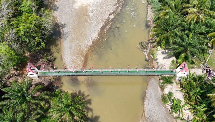 Jembatan Gantung Desa Garonggang Rampung Diperbaiki, Akses Warga Kembali Nyaman
