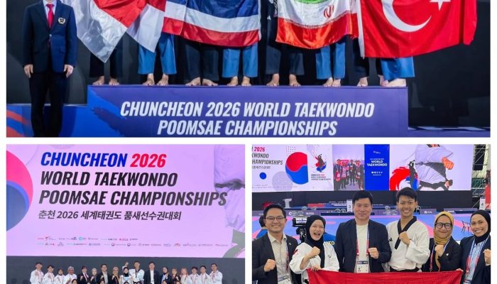 Taekwondo Indonesia Raih Medali Perak di World Poomsae Championship 2026 Korea Selatan