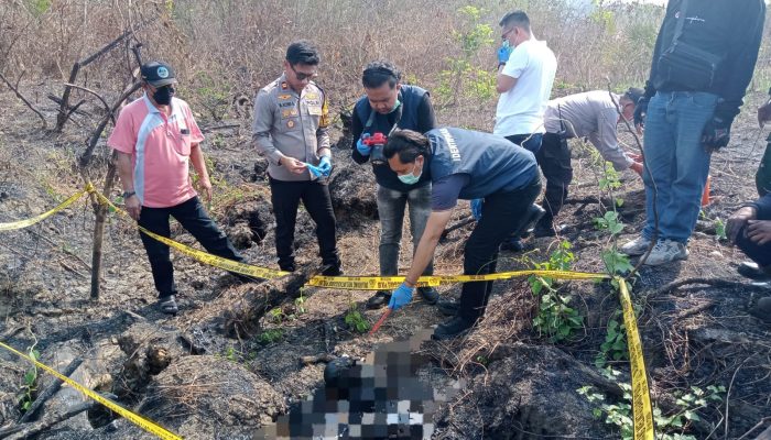 Kerangka Manusia Ditemukan Di Hutan Tenggerejo, Polres Lamongan Lakukan Identifikasi