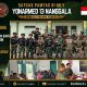 Pererat Kerjasama Pengamanan Batas Negara, Pos Gabma Nanga Badau Satgas Yonarmed 13/Nanggala Terima Kunjungan Panglima 3 Briged TDM