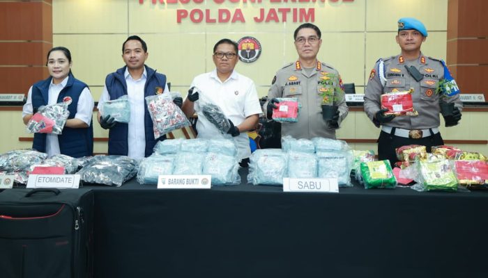 Polda Jatim Ungkap 1.870 Kasus Narkoba, 2.382 Tersangka Diamankan