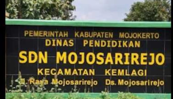 SDN Mojosarirejo Kemlagi Dapat Anggaran Revitalisasi Sekolah Tahun 2026