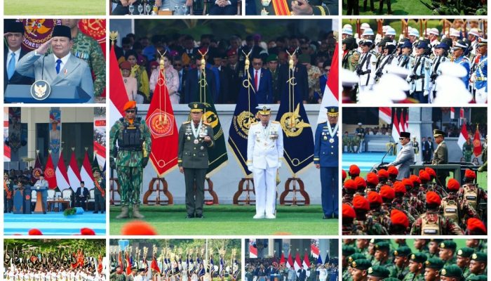 Presiden Prabowo Pimpin Upacara HUT ke-81 TNI, Resmikan Enam Kodam Baru dan Perkuat Struktur Pertahanan