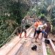 Kodim 0207/Simalungun Pembangunan Jembatan Bah Boluk di Simalungun Capai Progres 41,10 Persen
