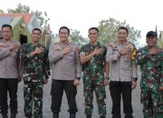 Kapolres Lamongan Perkuat Sinergitas TNI–Polri, Kunjungi Yonif TP 887/KJM dan Tinjau Lokasi TMMD