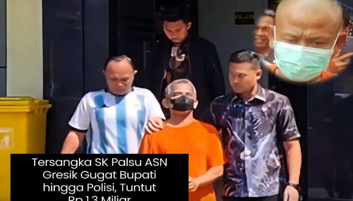 KASUS SK ASN PALSU GRESIK MEMANAS! Tersangka Agus Priyono Melawan, Gugat 5 Pihak Sekaligus Senilai Rp1,35 Miliar
