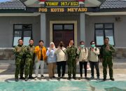 Jaga Kesehatan Prajurit, Puskesmas Meyado Gelar Skrining Malaria di Pos Kotis Satgas Yonif 147/KGJ